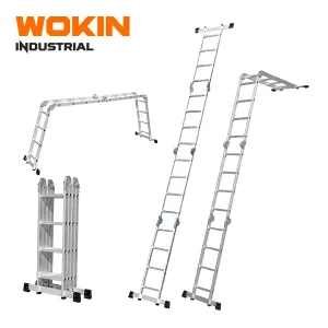 MULTI-PURPOSE ALUMINUM LADDER 4X3 (MAX HEIGHT 3.5M)